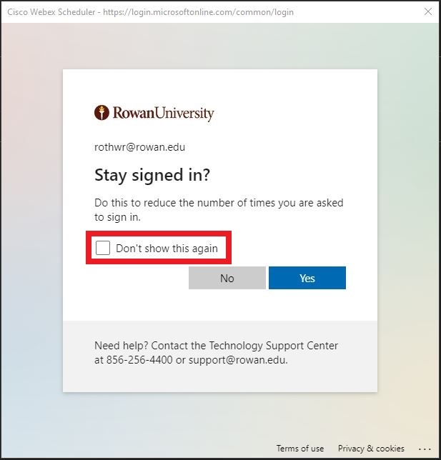 Rowan Support Center