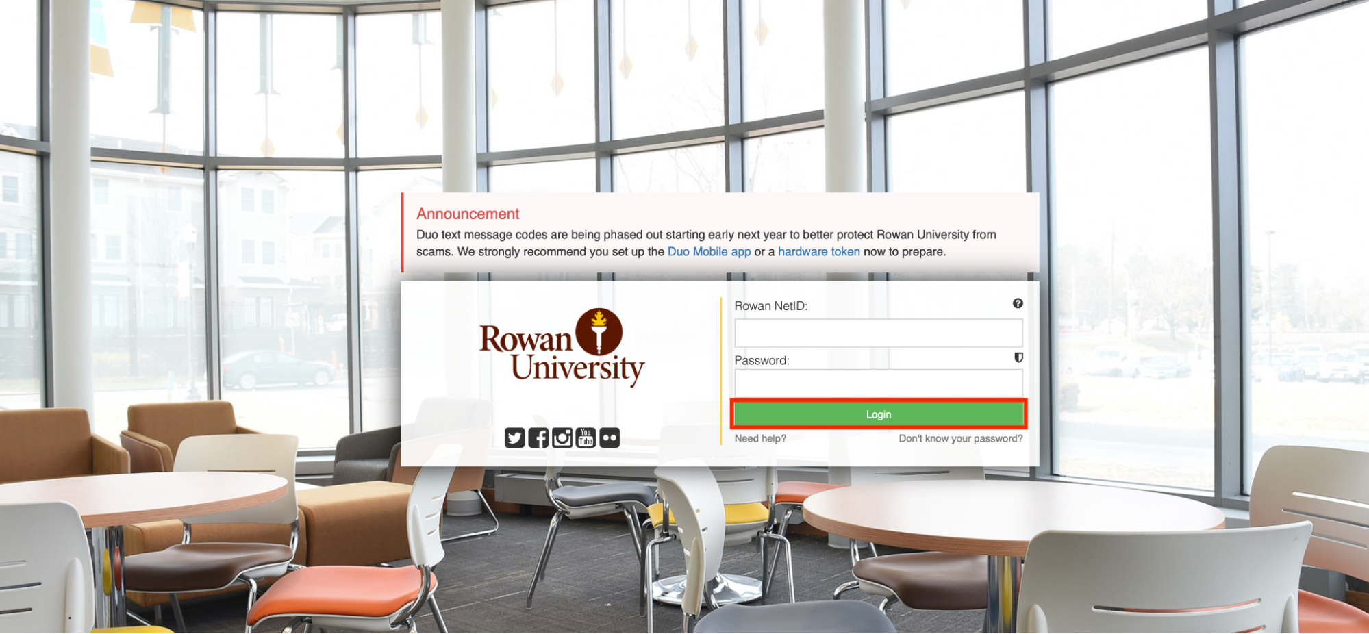 Rowan Support Center