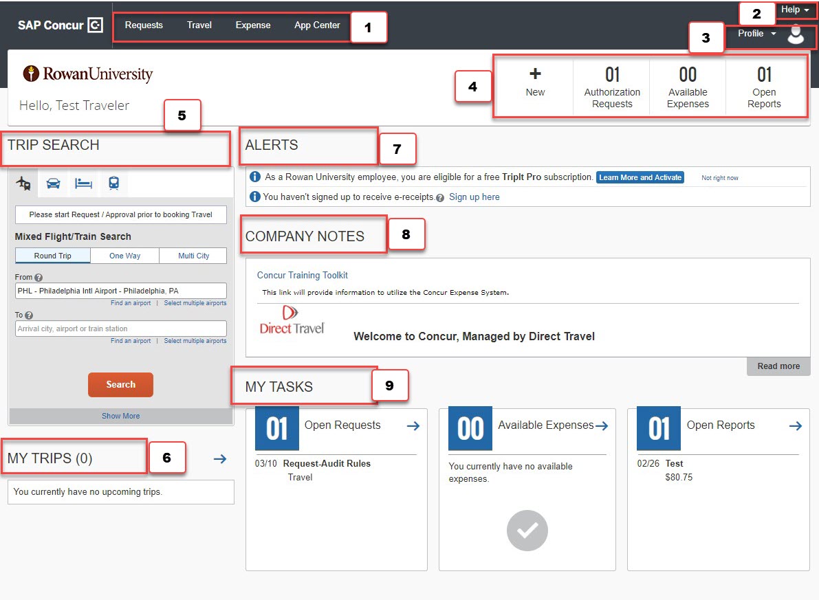 concur world travel login